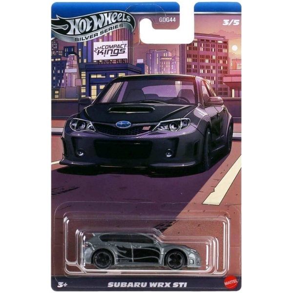 Mattel Hot Wheels Silver Series: Compact Kings - Subaru WRX STI Vehicle