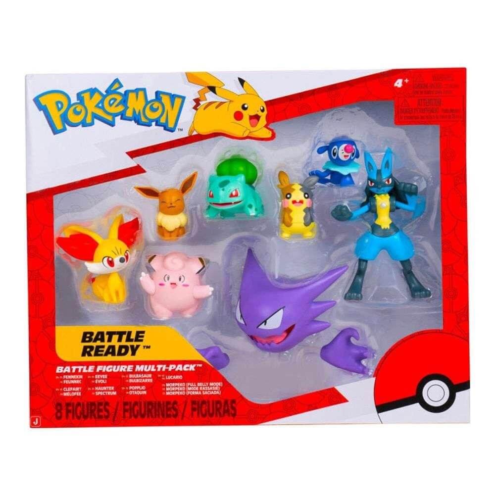387771-0-0000-pokemon-eevee-morpeko-fenniken-bulbasaur-popplio-clefairy-haunter-lucario-figoures-5cm Multi-pack Pokemon - Eevee, Morpeko, Fenniken, Bulbasaur, Popplio, Clefairy, Haunter & Lucario 5cm - Image 1