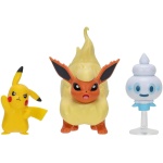 Pokemon Battle Figure Set 3-Pack - Vanillite, Pikachu & Flareon - Image 2