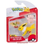 Pokemon Battle Figure Set 3-Pack - Flapple, Clefairy & Jolteon
