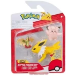 Pokemon Battle Figure Set 3-Pack - Flapple, Clefairy & Jolteon