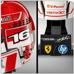 LEGO Editions Scuderia Ferrari HP Charles Leclerc Helmet - Image 4
