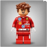 LEGO Editions Scuderia Ferrari HP Charles Leclerc Helmet - Image 5