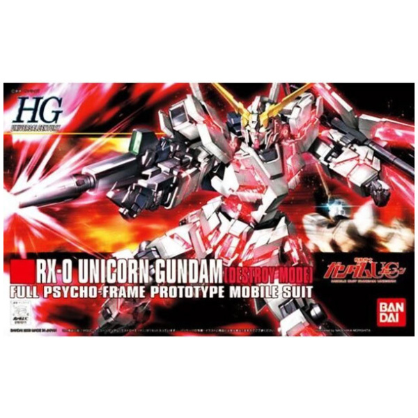 Hguc Gundam - Rx-0 Unicorn Destroy Mode 1/144