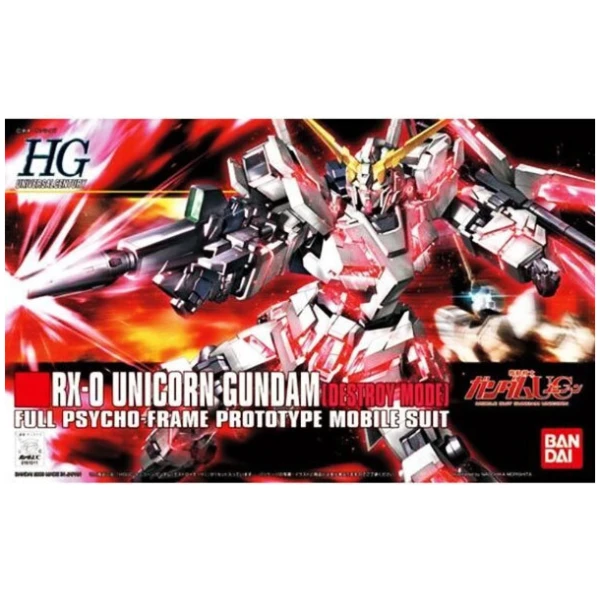 Hguc Gundam - Rx-0 Unicorn Destroy Mode 1/144