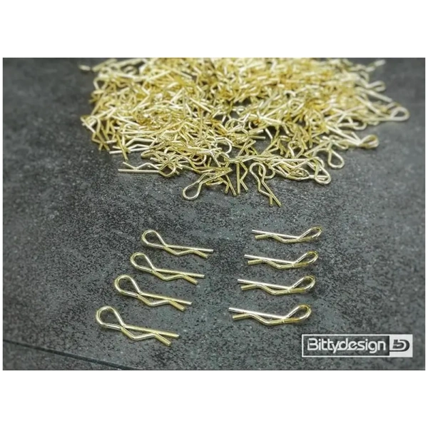 1/10 Body Clips Kit (8) - Gold