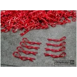 1/10 Body Clips Kit (8) - Red