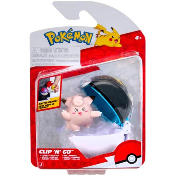 Pokemon Clip’n’Go - Clefairy & Moon Ball