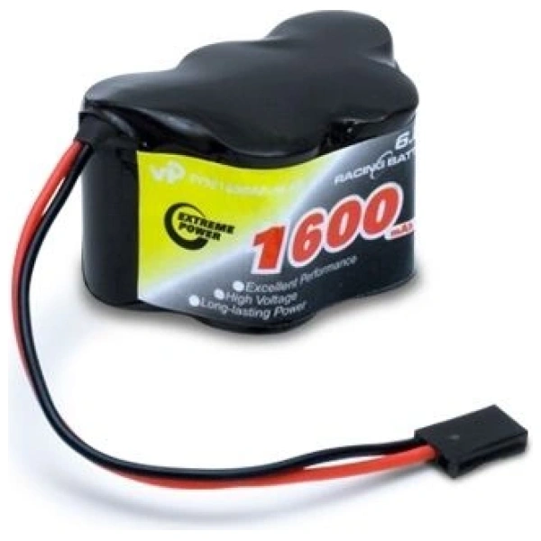 Receiver battery NiMH 6.0V 1600mAh Hump