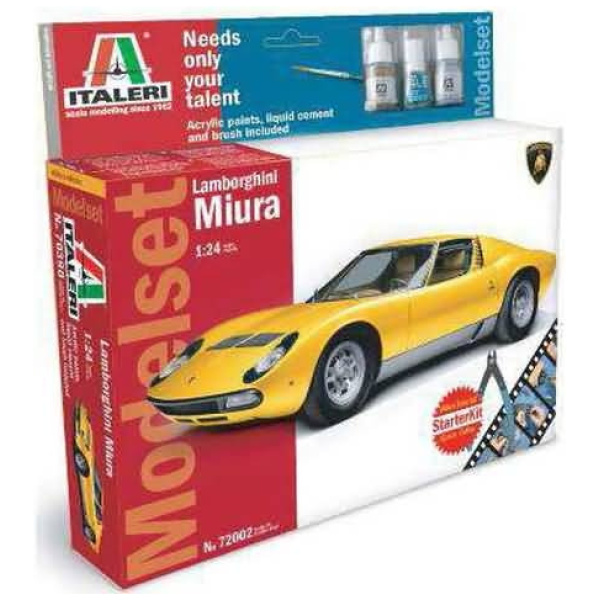 LAMBORGHINI MIURA - Complete Set For Modeling - Starter kit 1/24
