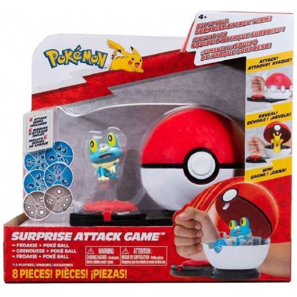Pokemon Surprise Attack - Froakie with Poke Ball