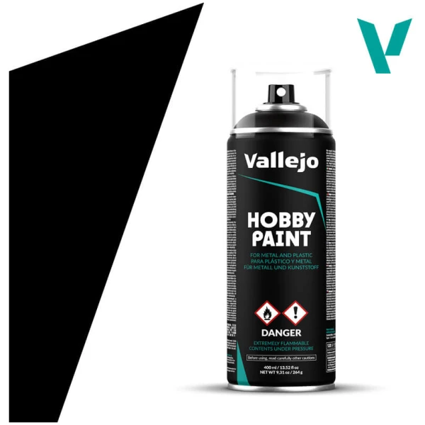 Vallejo Basic Primer – black 400ml