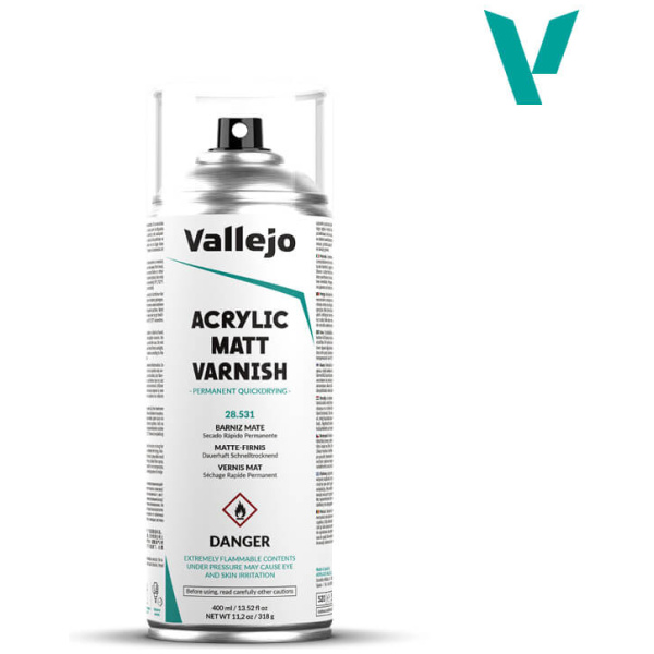 Acrylic Matt Spray Varnish 400ml