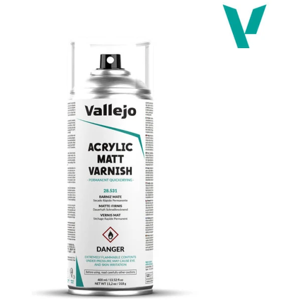 Acrylic Matt Spray Varnish 400ml