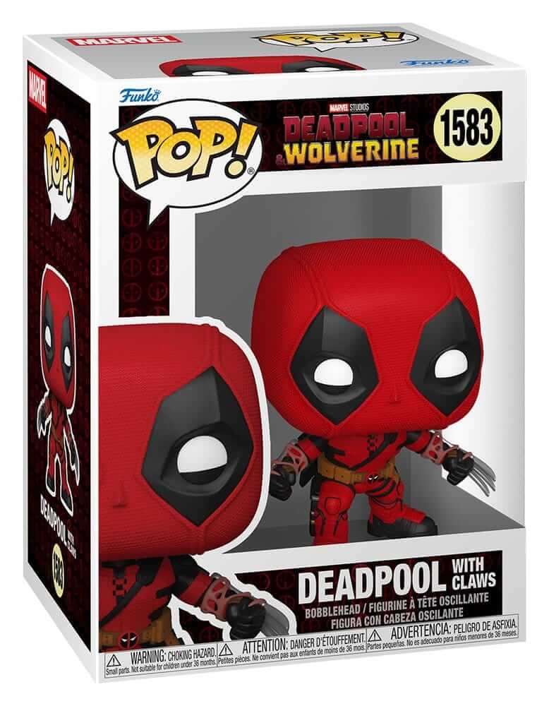 x_fk90456_a Funko POP! Marvel: Deadpool & Wolverine - Deadpool with Claws #1583 - Image 1