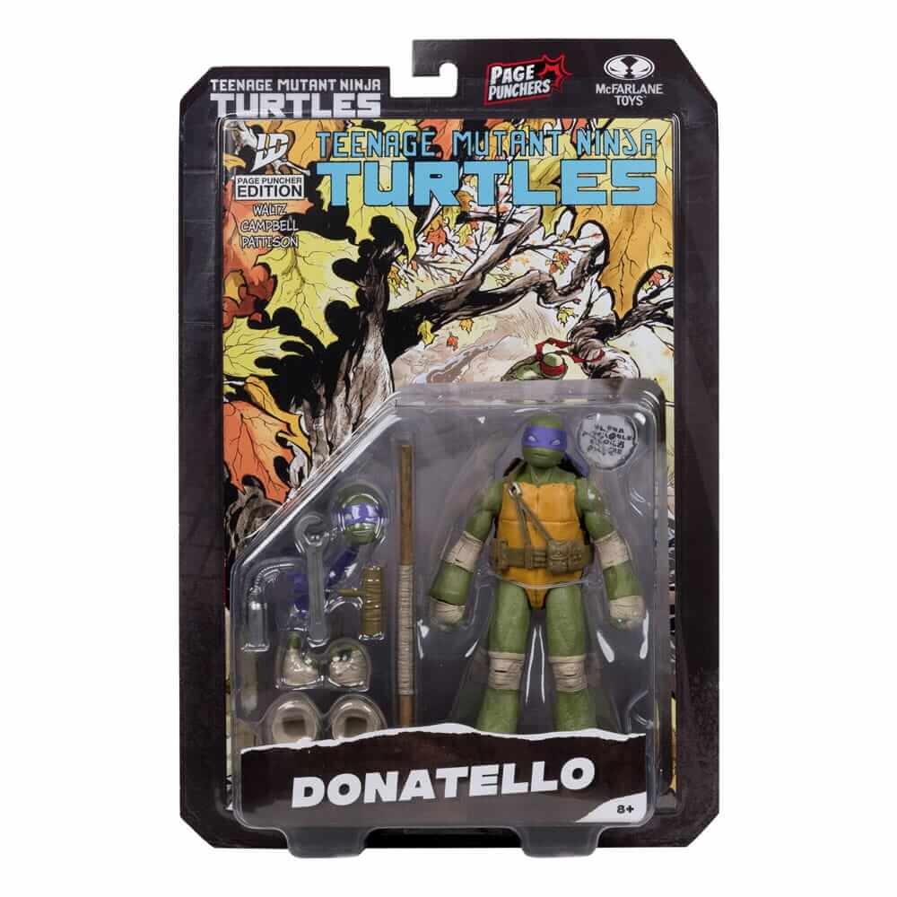 x_mcf11336_i Teenage Mutant Ninja Turtles Page Punchers Action Figure Donatello 13cm - Image 1