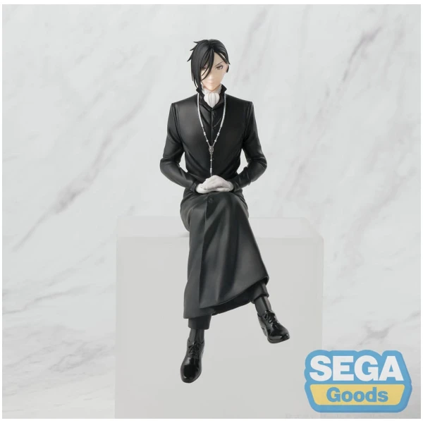 Black Butler: Boarding School Arc PM Perching PVC Statue Sebastian Michaelis 16cm
