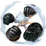 Banpresto World Collectable Figure: One Piece - Monkey D.Luffy (Gear5 GumGum) Statue 12cm