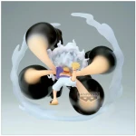 Banpresto World Collectable Figure: One Piece - Monkey D.Luffy (Gear5 GumGum) Statue 12cm - Image 4