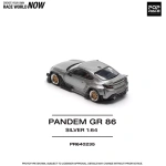 Toyota Pandem GR86 silver - pop race limited 1/64 - Image 2