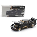 Nissan Pandem S13 black - pop race 1/64