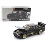 Nissan Pandem S13 black - pop race 1/64