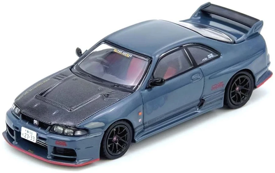 IN64-R33TS-TASHK25-1-1920x1080 Top Secret Skyline GT-R BCNR33 Tokyo Auto Salon Hong Kong 2025 Stealth Gray - INNO MODELS 1/64 - Image 1