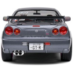 Nissan Skyline GT-R (BNR34), Silver with Purple Metallic Accents, 1999 1/18 - Image 4