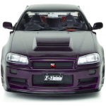 Nissan Skyline GT-R (BNR34) Z-TUNE, Midnight Purple, 1999 1/18 - Image 2