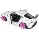Toyota GR Supra Liberty Walk Body Kit White Pink 2025 1/18 - Image 3