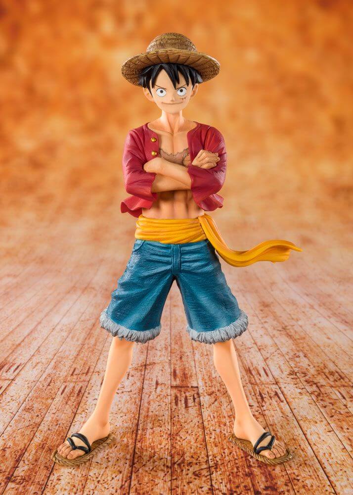 x_btn57020-8 One Piece FiguartsZERO PVC Statue Straw Hat Luffy 14cm - Image 1