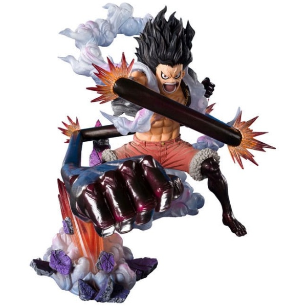 One Piece Figuarts ZERO Extra Battle PVC Statue Monkey D. Luffy Gear 4 Snake Man King Cobra 21cm