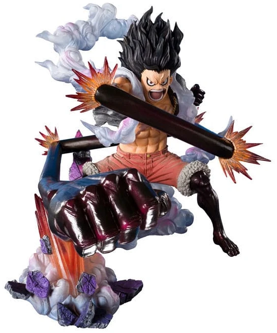 x_btn69327 One Piece Figuarts ZERO Extra Battle PVC Statue Monkey D. Luffy Gear 4 Snake Man King Cobra 21cm - Image 1