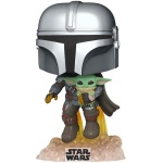 Funko POP! Star Wars: The Mandalorian - Mando Flying with Jet Pack #402 - Image 2