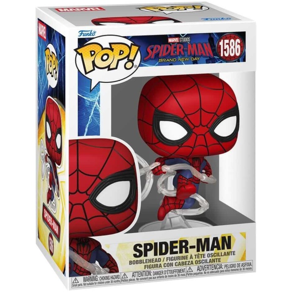 Funko POP! Marvel: Spider-Man Brand New Day - Spider-Man (Swinging) #1586