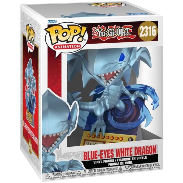 Funko POP! Premium: Yu-Gi-Oh! - Blue Eyes White Dragon (Card) #2316