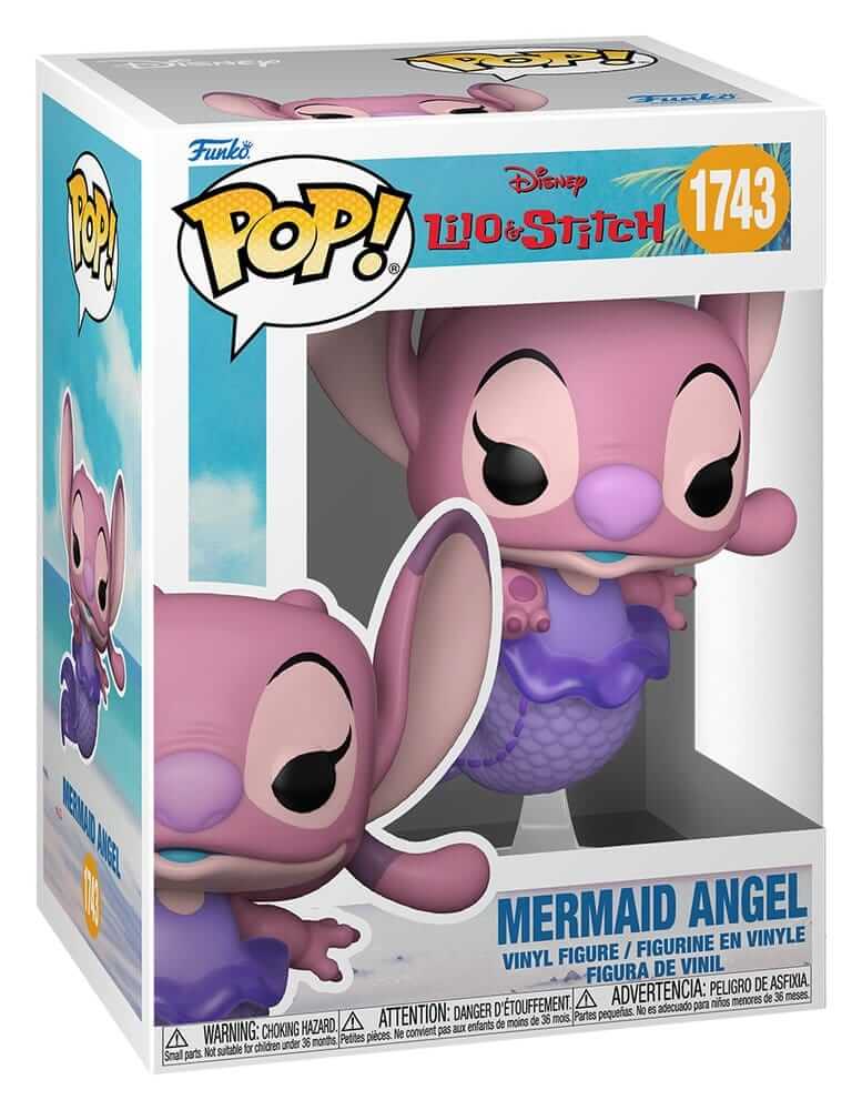 x_fk90344_a Funko POP! Disney: Lilo & Stitch - Mermaid Angel #1743 - Image 1