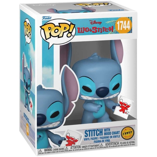 Funko POP! Disney: Lilo & Stitch - Stitch with Mood Chart #1744 Chase