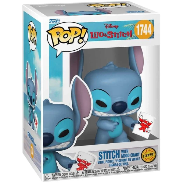 Funko POP! Disney: Lilo & Stitch - Stitch with Mood Chart #1744  Chase
