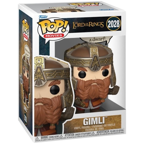 Funko POP! The Lord of the Rings - Gimli "Nobody Tosses a Dawf!" #2028