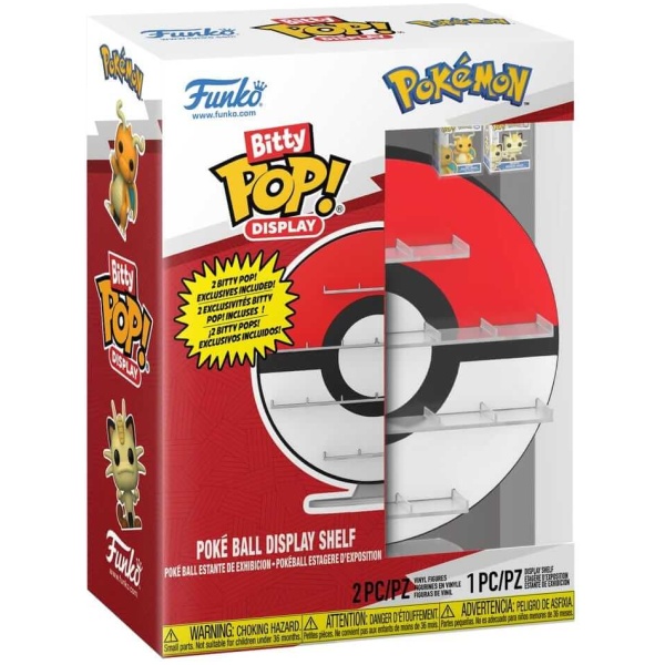 Funko Bitty Pop! Display: Pokemon - Poke Ball Display Shelf