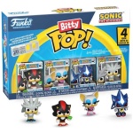 Funko Bitty Pop! 4-Pack: Sonic The Hedgehog - Shadow with Emerald, Rouge, Neo Metal Sonic, Silver
