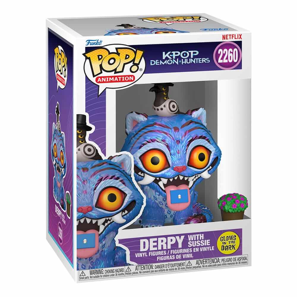 x_fk94693_a Funko POP! K-Pop Demon Hunters - Derpy with Sussie #2260 (GITD) - Image 1