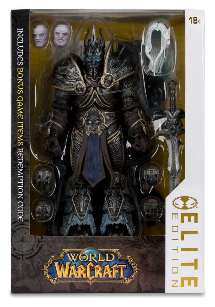 x_mcf16709_g World of Warcraft McFarlane Elite Edition Action Figure Lich King #09 18cm - Image 1