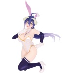 Overlord One-Seventh Carat PVC Statue 1/7 Albedo Bunny white Ver. 19cm