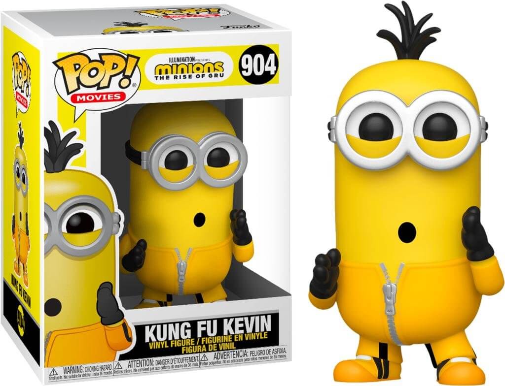 147728-0-0000-figoura-funko-pop-minions-2-the-rise-of-gru-kung-fu-kevin-904 Funko POP! Minions 2: The Rise of Gru - Kung Fu Kevin #904 - Image 1