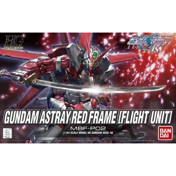 Hg Gundam - Astray Red Frame Flight 1/144