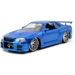 Nissan Skyline GTR R34 Fast and Furious blue 2002 /124