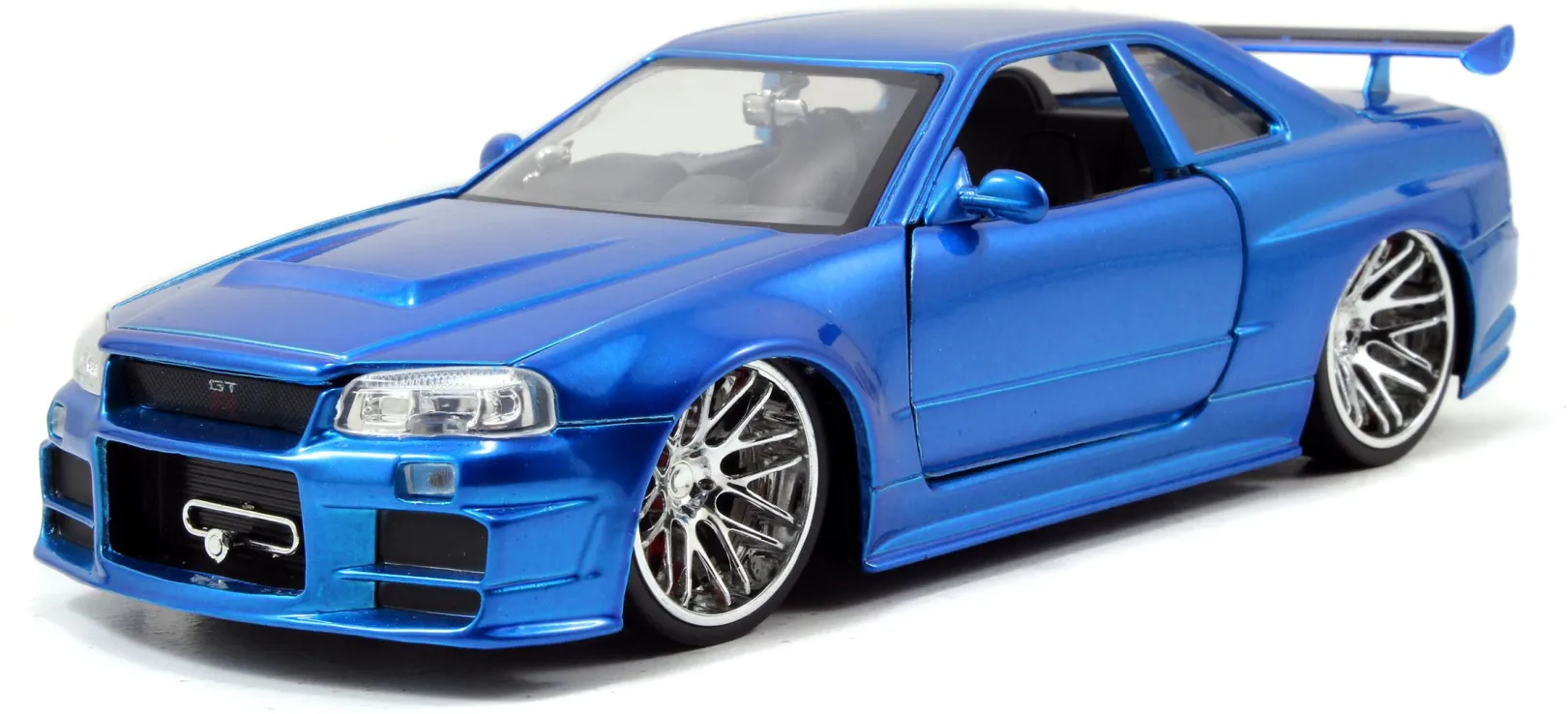 401936003045 Nissan Skyline GTR R34 Fast and Furious blue 2002 /124 - Image 1