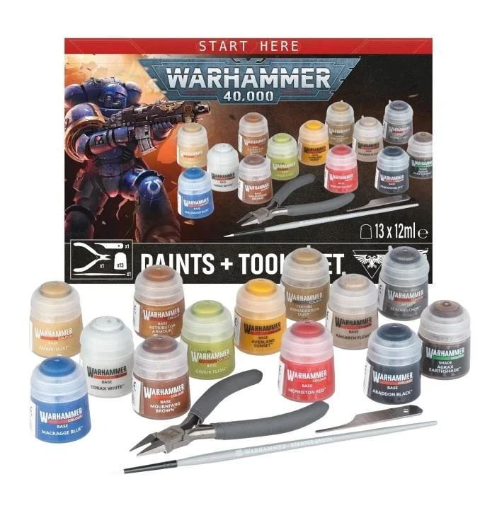 419415-0-0000-warhammer-40000-paints-tools-set Warhammer 40000 - Paints + Tools Set - Image 1